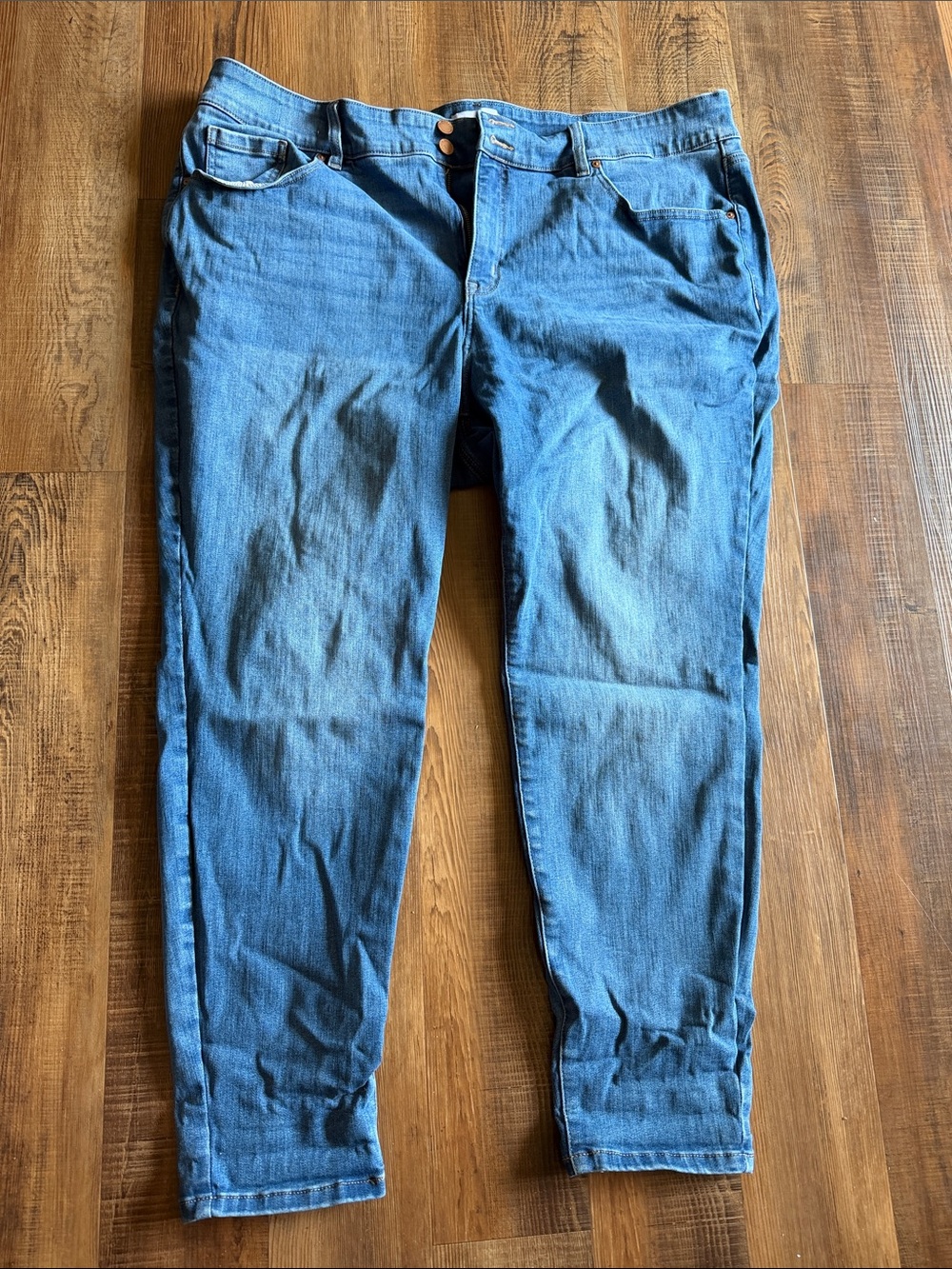 Lane Bryant Medium Blue Skinny Jeans